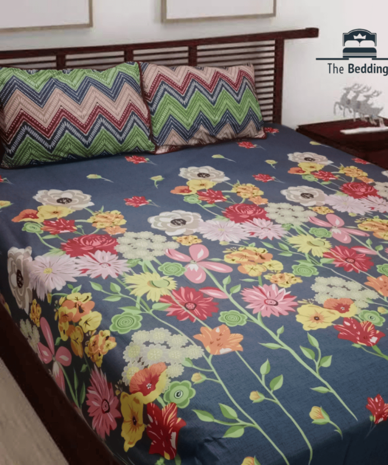 Floral Pure Cotton Bedsheet