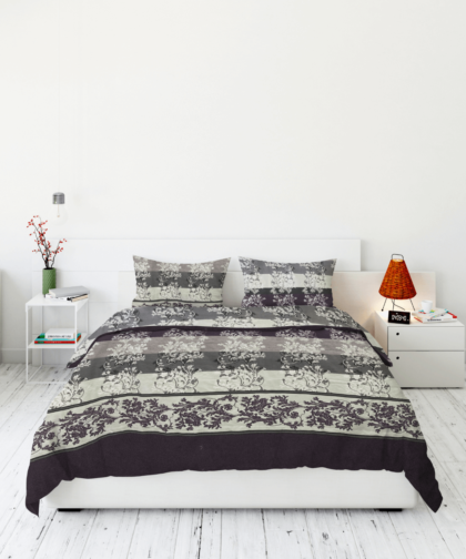 Purple Cotton Sateen Bed Sheet