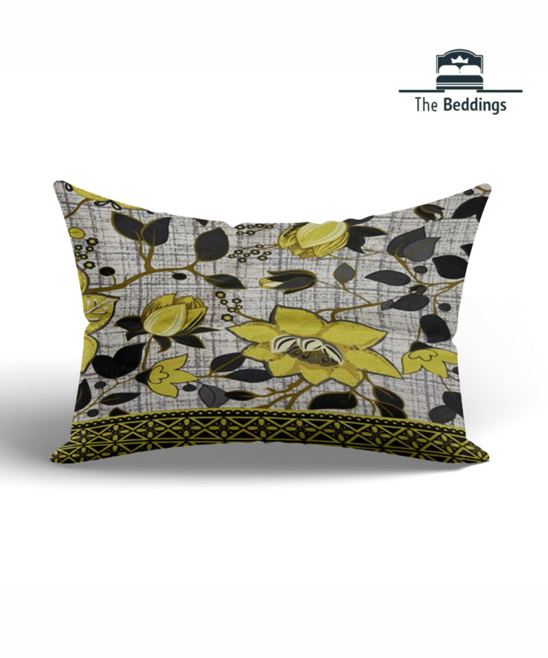 Yellow Black Pillow Cover